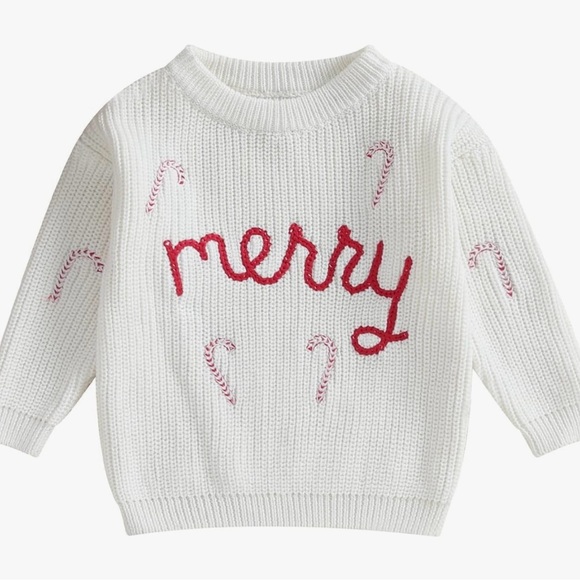 New Handmade Embroidered Holiday Sweater‎ - Picture 1 of 6